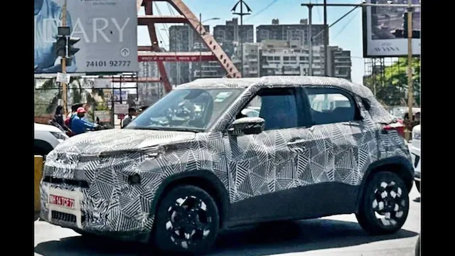 tata cars spy shot